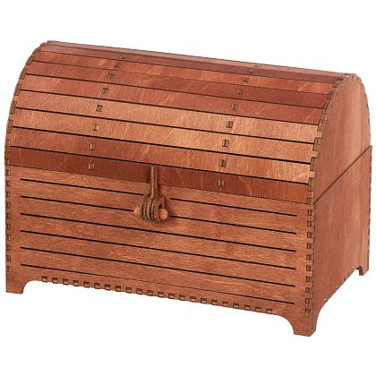Новогодний подарок Детский подарок «Сундук Ретро (красное дерево)»
