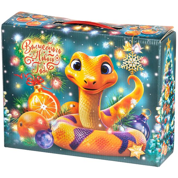 Сладкий новогодний подарок Чемоданчик Апельсинка