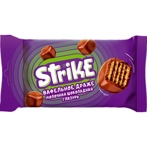 Драже Вафельный кубик в молочном шоколаде
