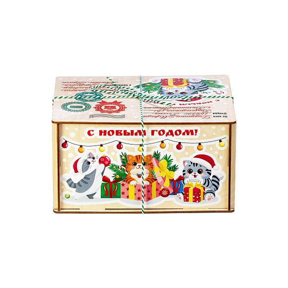 Сладкий новогодний подарок Котики